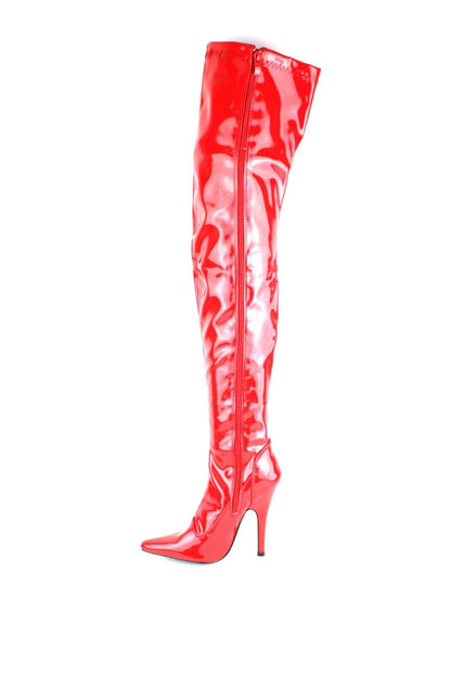 LADIES WOMENS KINKY FETISH SEXY OVER THE KNEE THIGH HIGH STILETTO HEEL BOOTS 