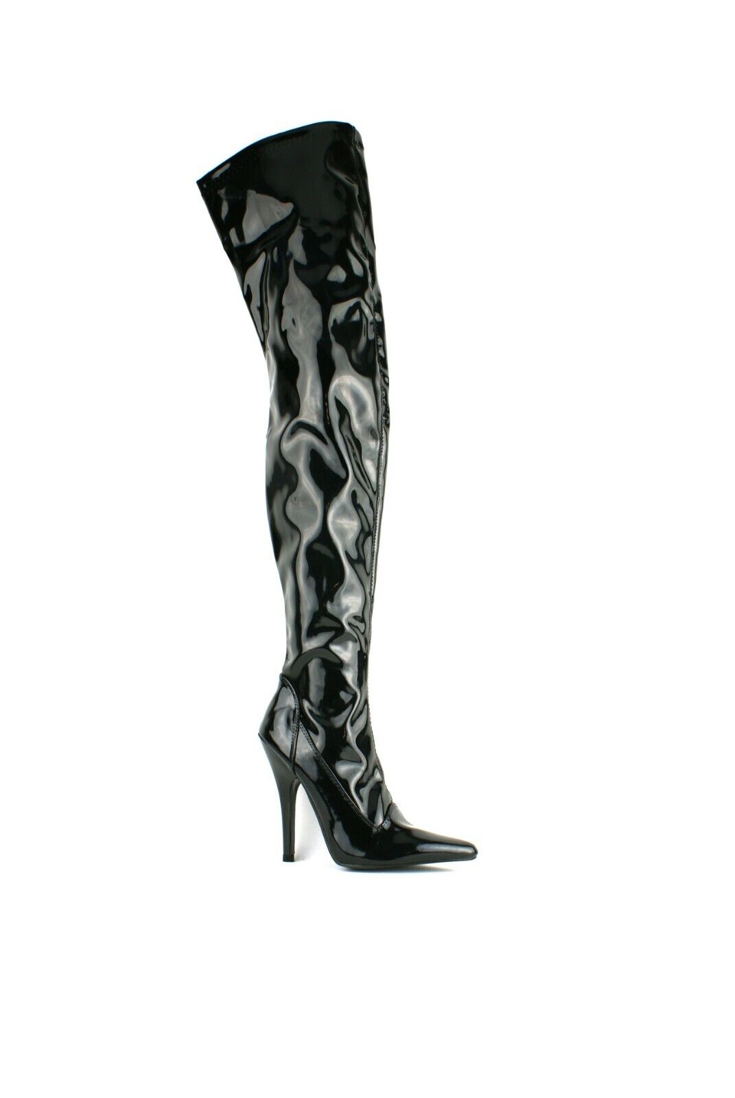 LADIES WOMENS KINKY FETISH SEXY OVER THE KNEE THIGH HIGH STILETTO HEEL BOOTS 